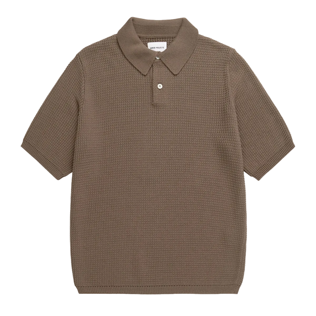 NORSE PROJECTS - POLO ANHOLT COTTON CREPE