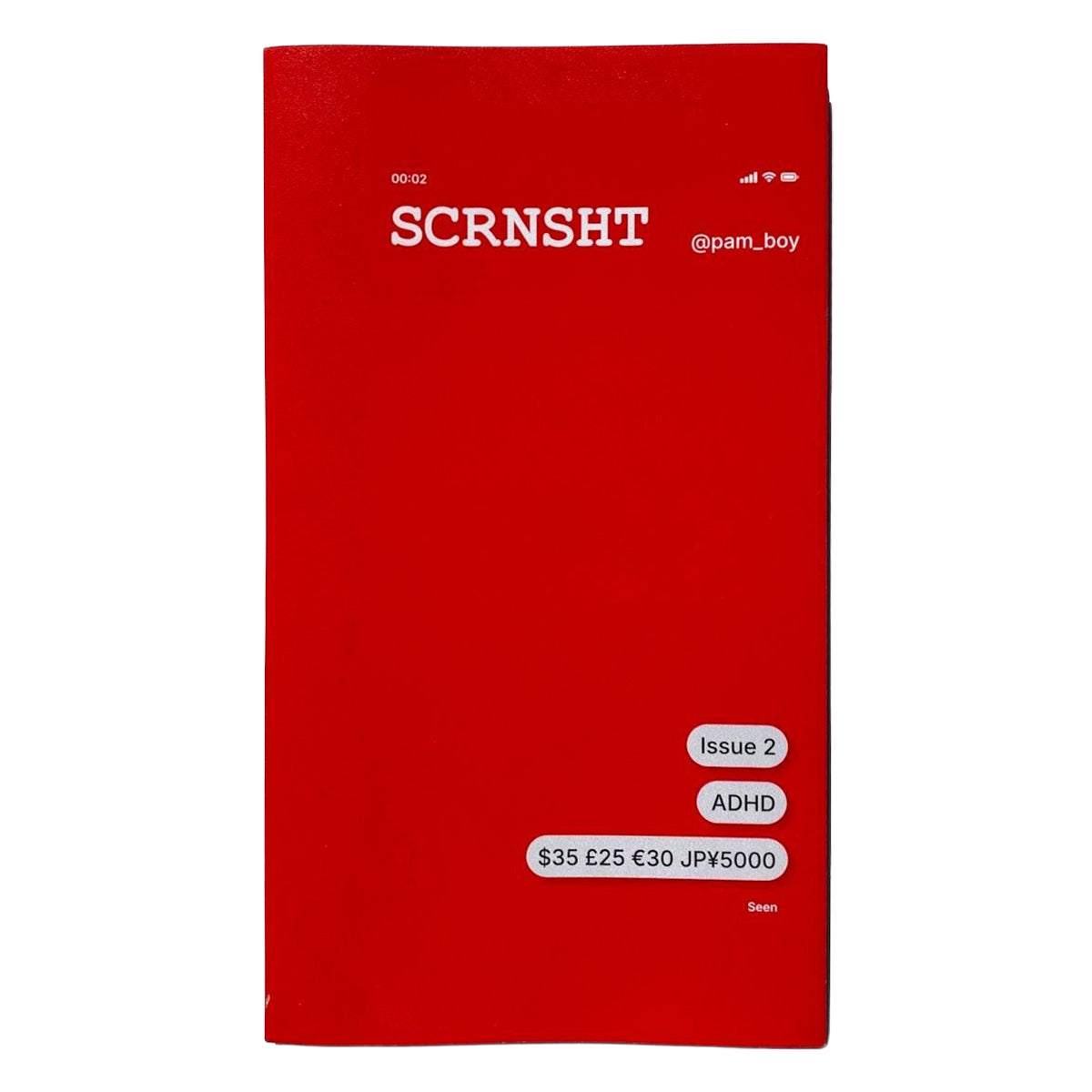 IDEA - LIBRO SCRNSHT MAGAZINE