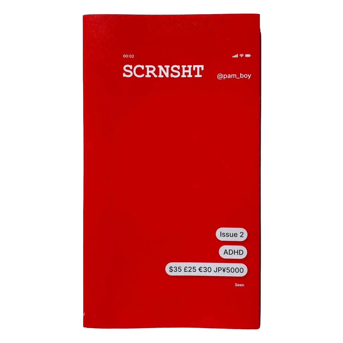IDEA - LIBRO SCRNSHT MAGAZINE