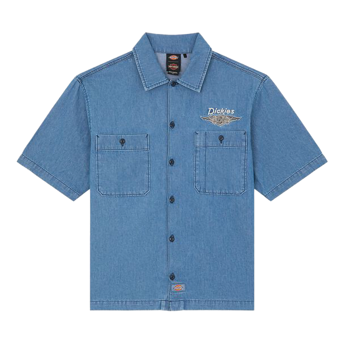 DICKIES X HARLEY DAVIDSON - CAMISA M/C CHAMBRAY WK