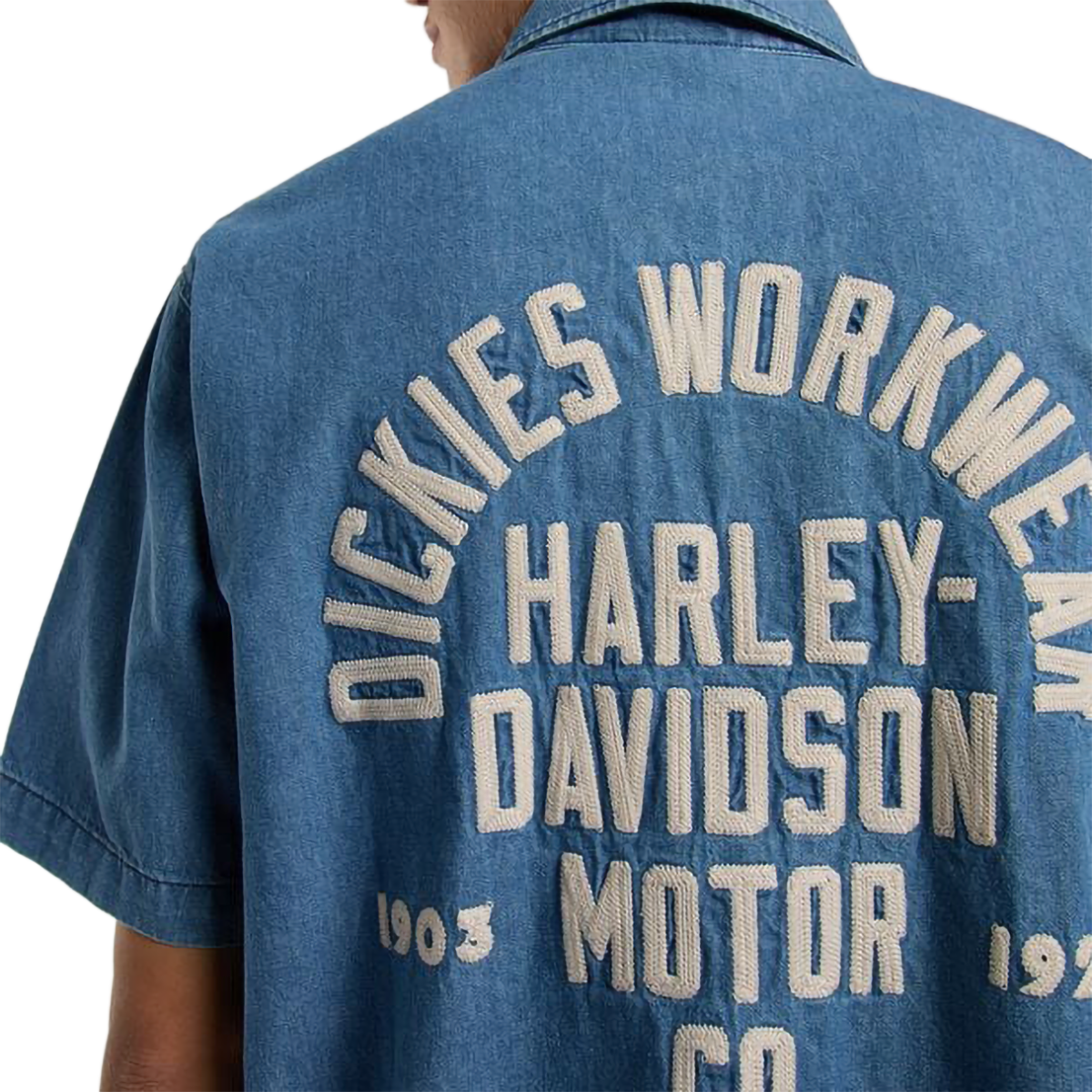 DICKIES X HARLEY DAVIDSON - CAMISA M/C CHAMBRAY WK