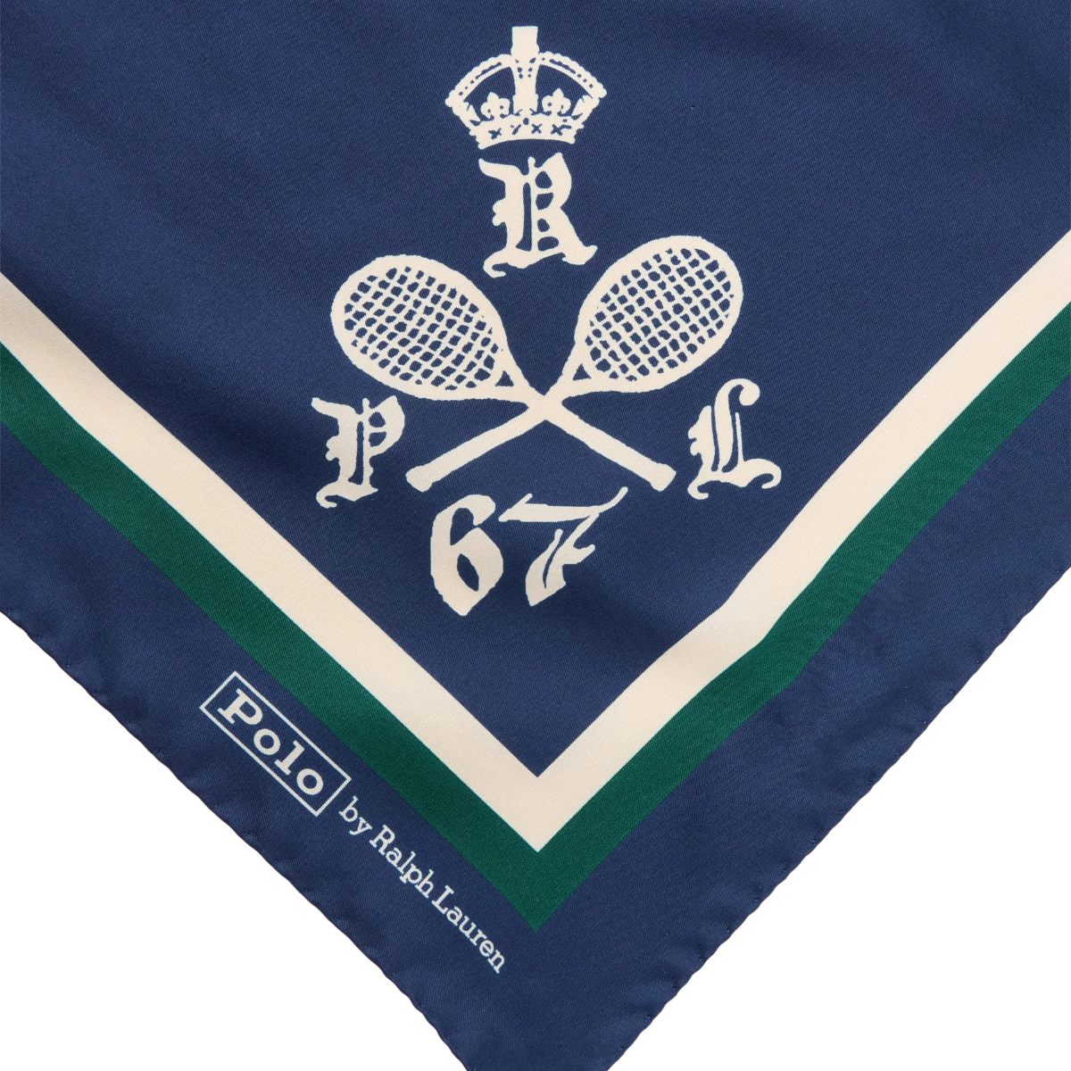 RALPH LAUREN - PAÑUELO CREST SILK  BANDANA