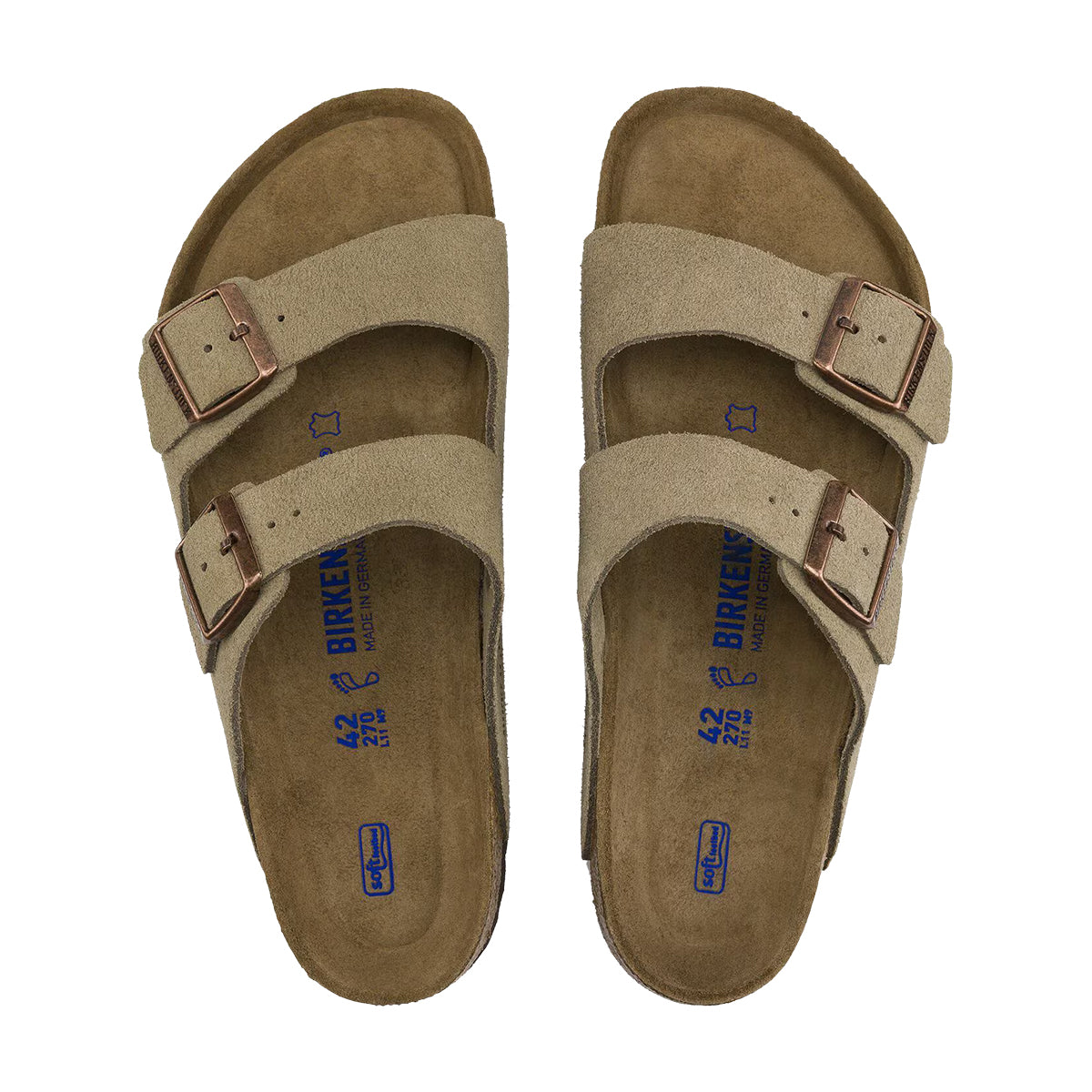 BIRKENSTOCK - ARIZONA SOFT FOOTBED SUEDE LEATHER