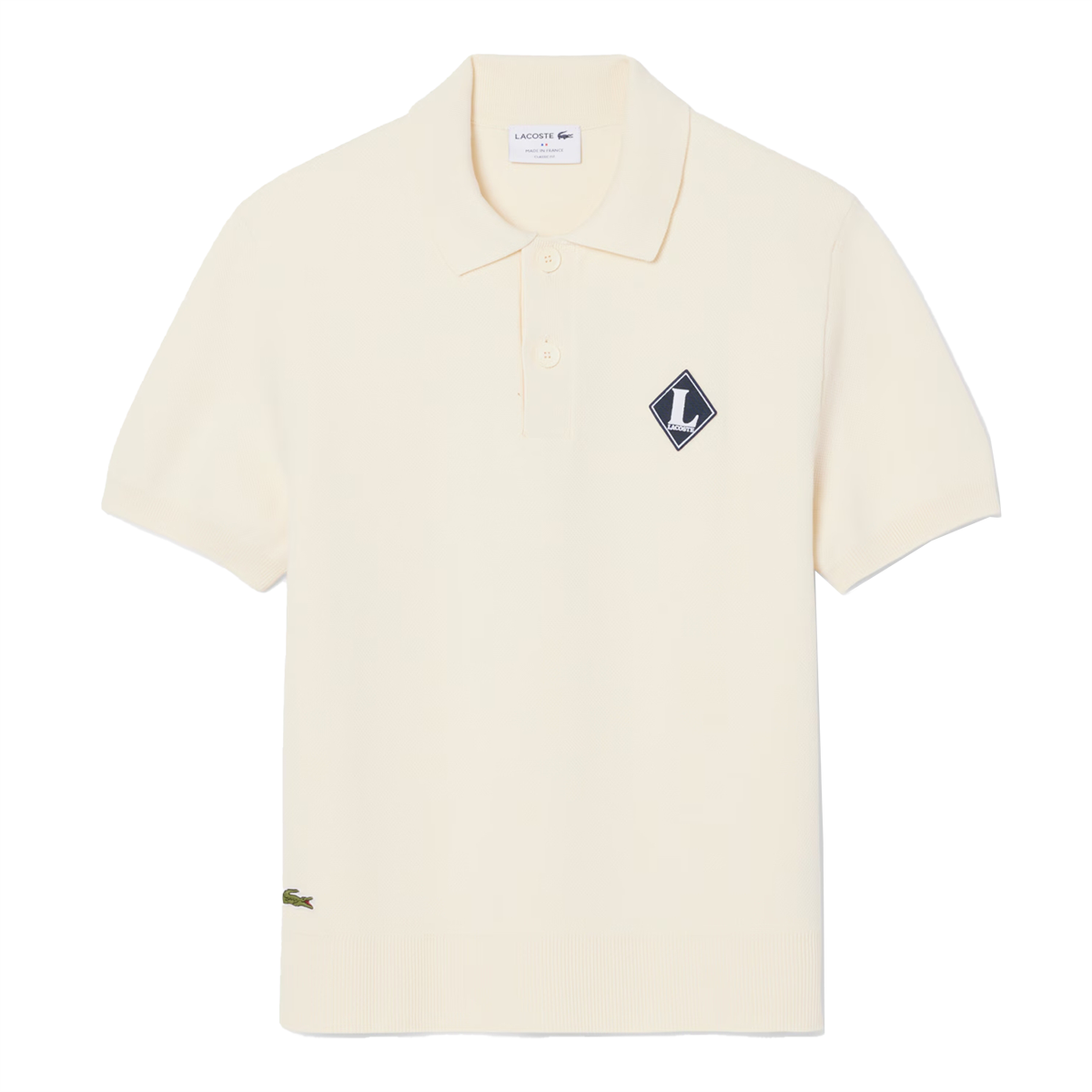 LACOSTE - POLO M/C JERSEY INSIGNIA