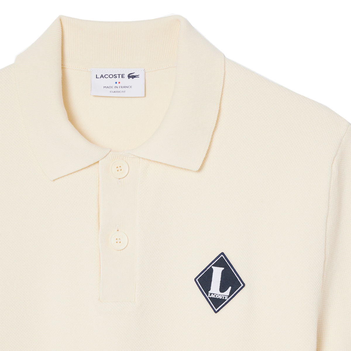 LACOSTE - POLO M/C JERSEY INSIGNIA
