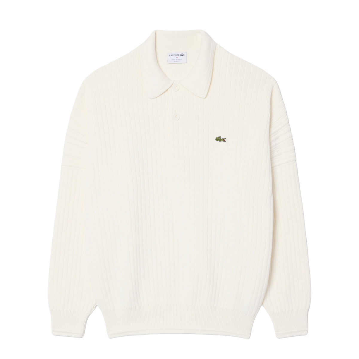 LACOSTE - POLO COLLAR SWEATER