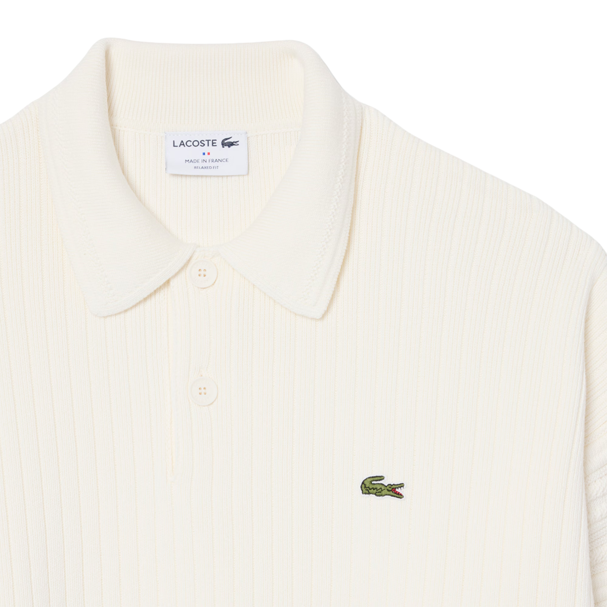LACOSTE - POLO COLLAR SWEATER