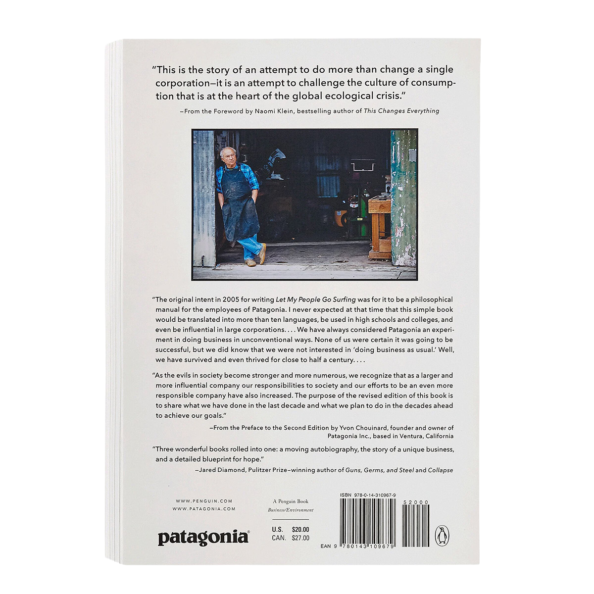 PATAGONIA - LET MY PEOPLE GO SURFING BOOK