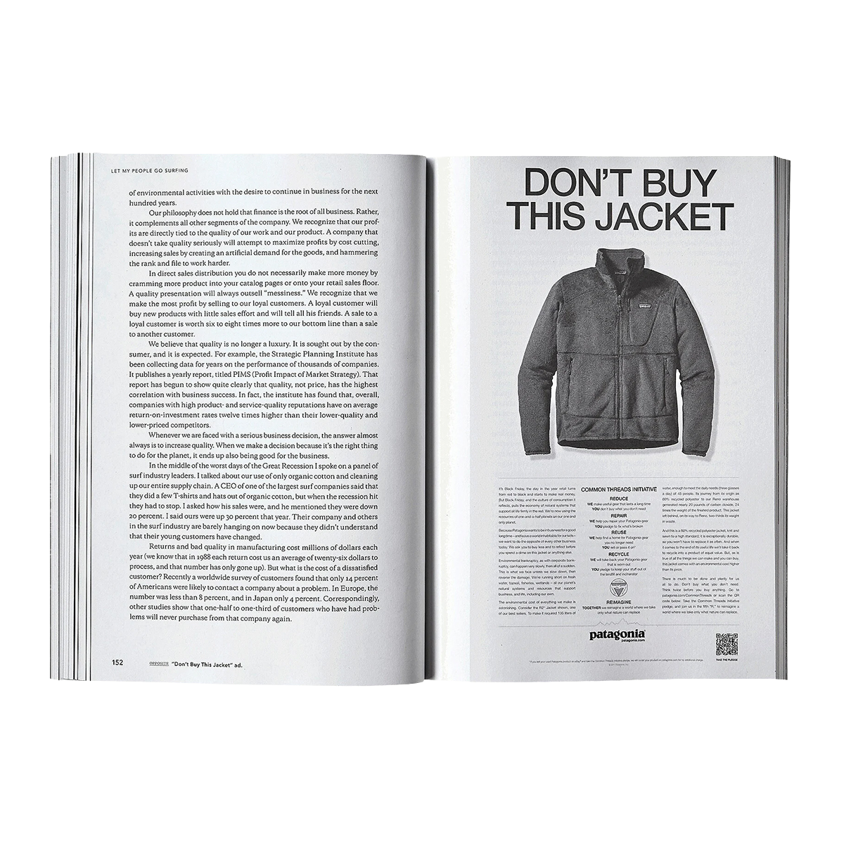 PATAGONIA - LET MY PEOPLE GO SURFING BOOK