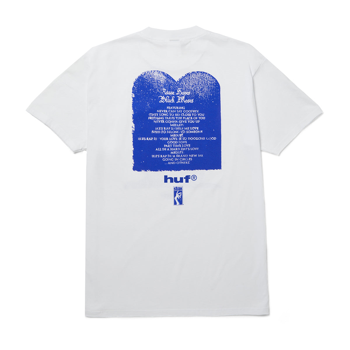 HUF - CAMISETA M/C BLACK MOSES HEAVYWEIGHT
