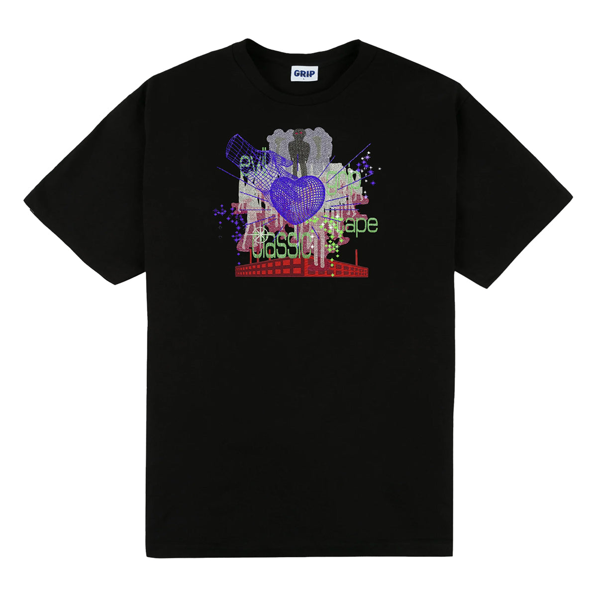 CLASSIC GRIP X AOI - CAMISETA M/C PURPLE HEART