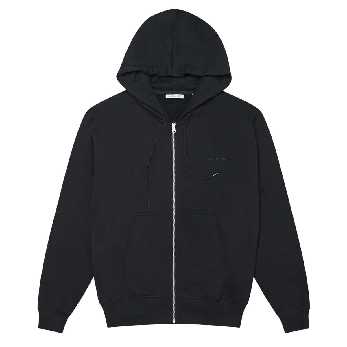LAST RESORT AB - SUDADERA CC SCRIPT LOGO ZIP