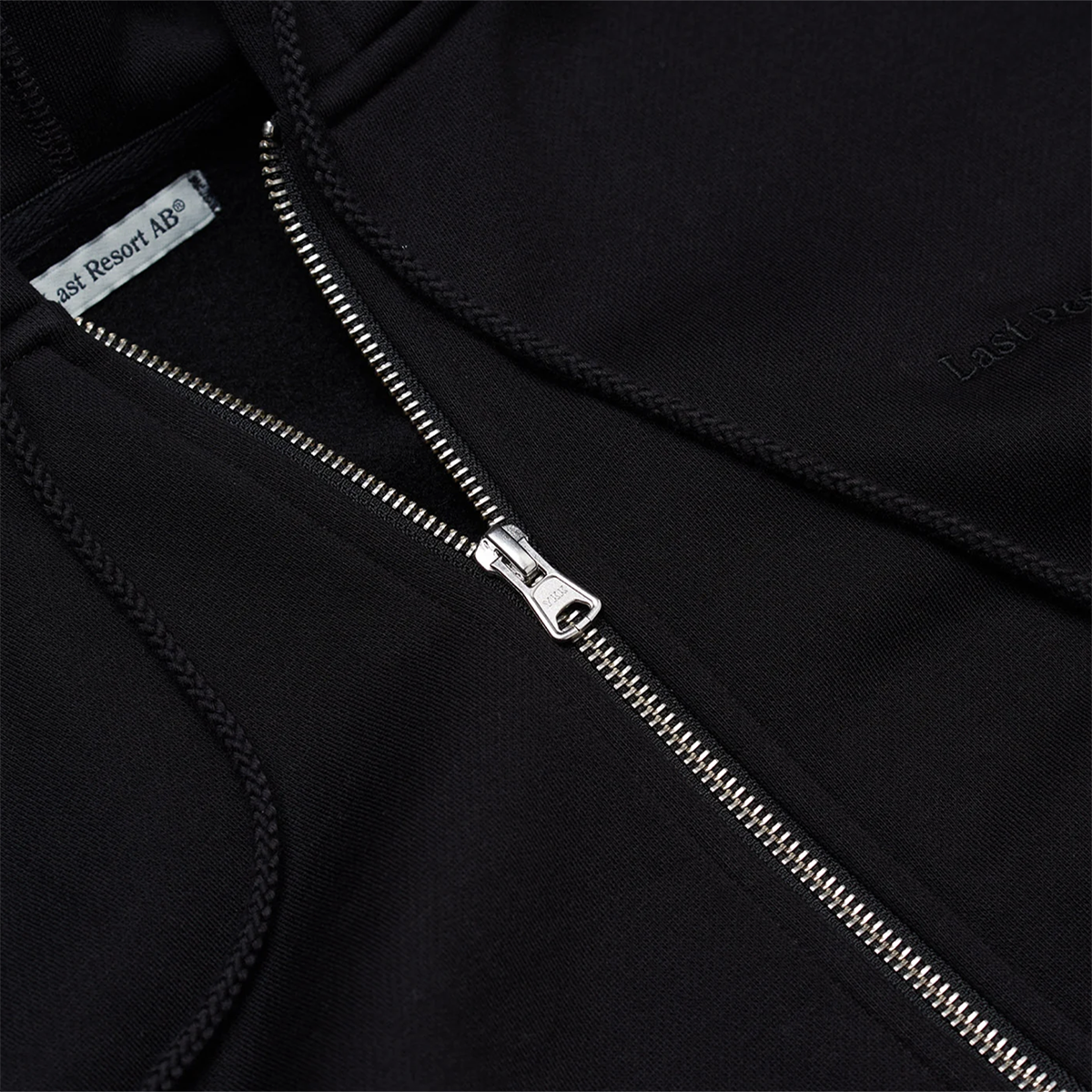 LAST RESORT AB - SUDADERA CC SCRIPT LOGO ZIP