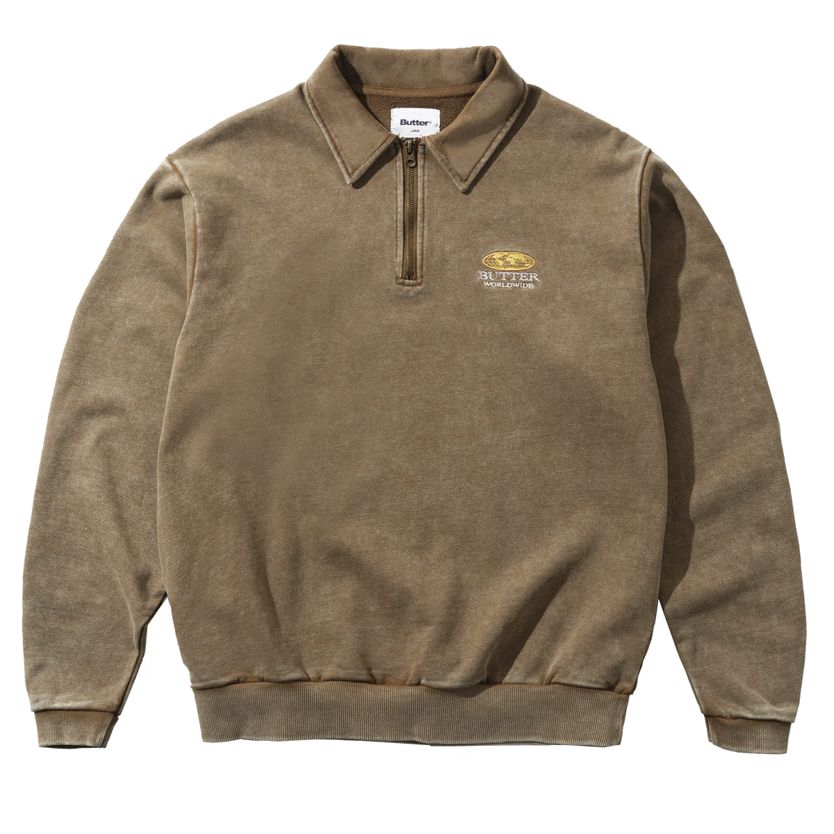 BUTTER GOODS - SUDADERA SC CORP 1/4 ZIP