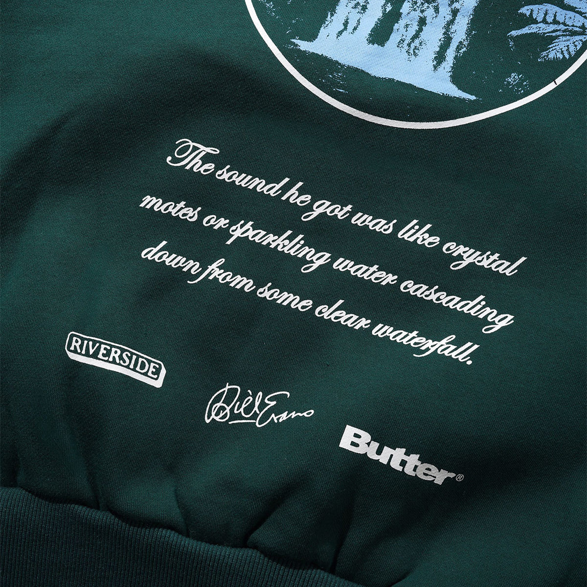 BUTTER GOODS X BE - SUDADERA CC CRYSTAL NOTES