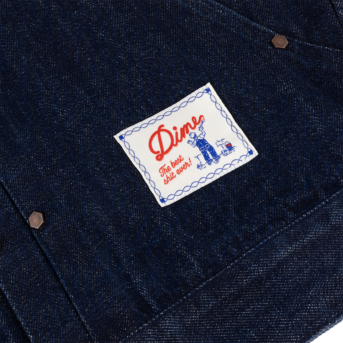 DIME - CHAQUETA PLEATED DENIM