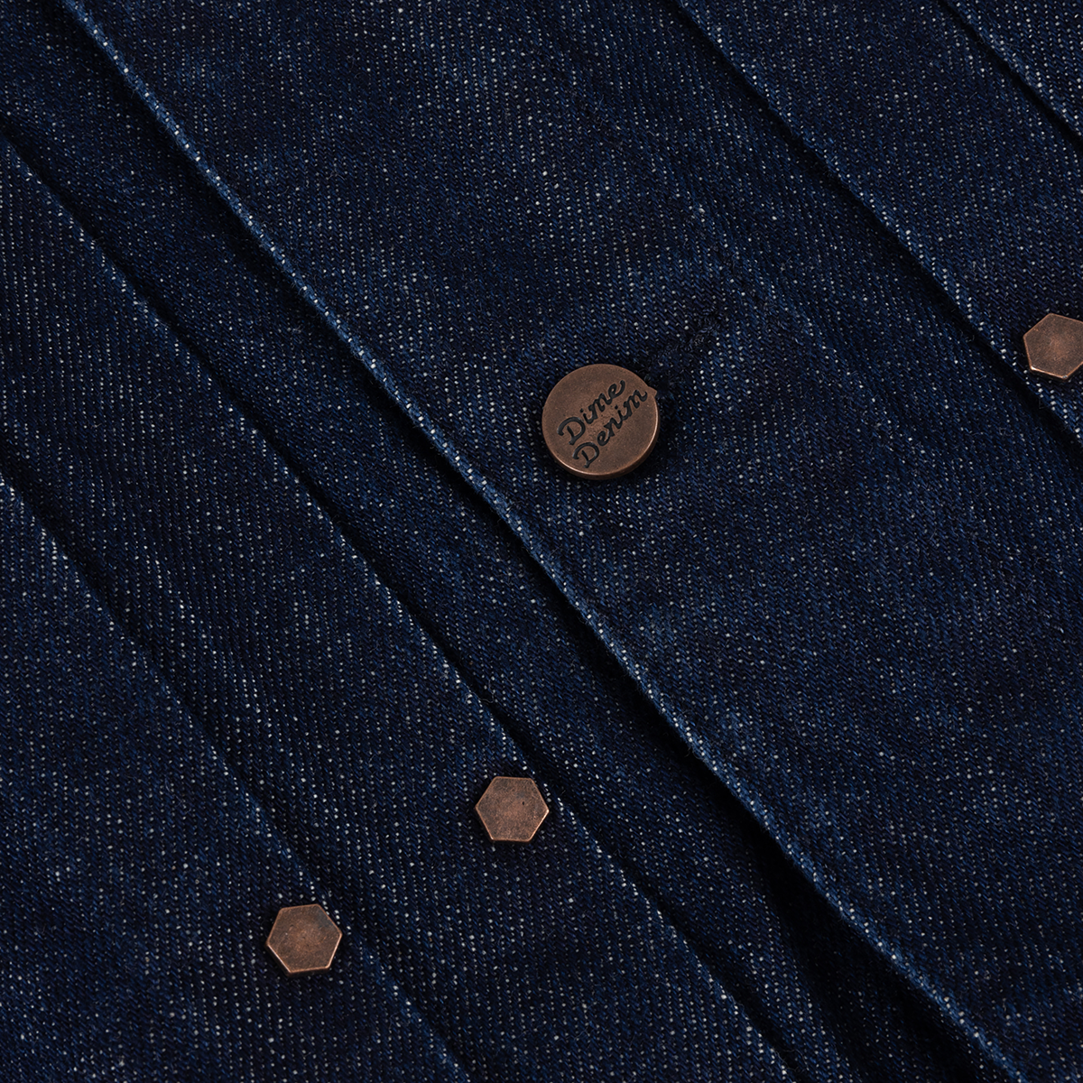 DIME - CHAQUETA PLEATED DENIM