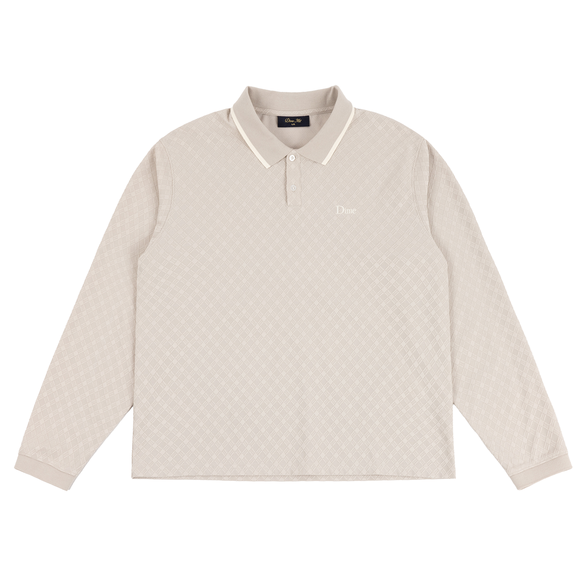 DIME - POLO M/L JACQUARD
