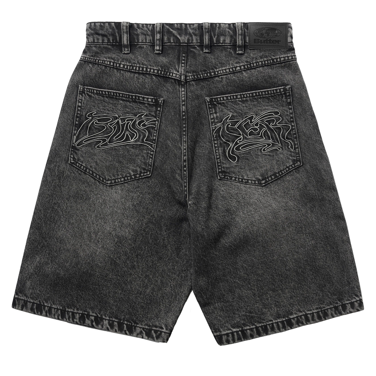 BUTTER GOODS - PANTALÓN CORTO DRUMMER BAGGY DENIM