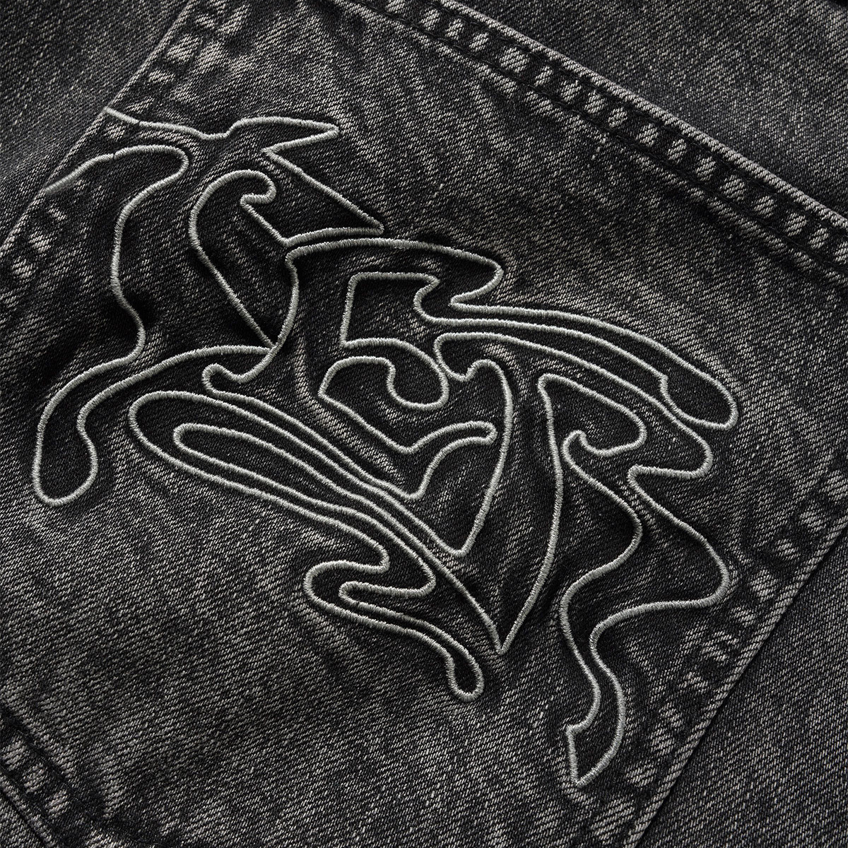 BUTTER GOODS - PANTALÓN CORTO DRUMMER BAGGY DENIM