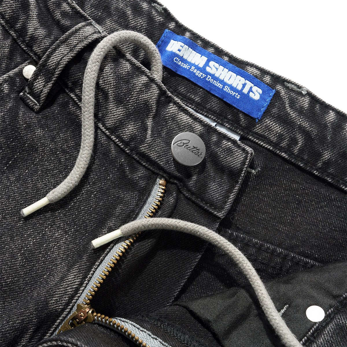 BUTTER GOODS - PANTALÓN CORTO DRUMMER BAGGY DENIM