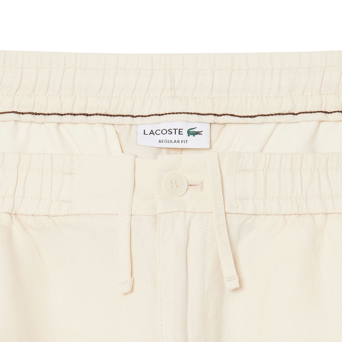 LACOSTE - PANTALÓN CORTO REGULAR LINO MESH