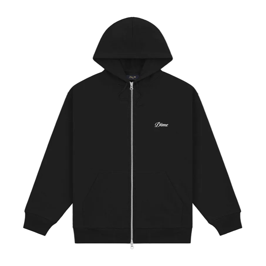 DIME - C/C CURSIVE ZIP SWEATSHIRT