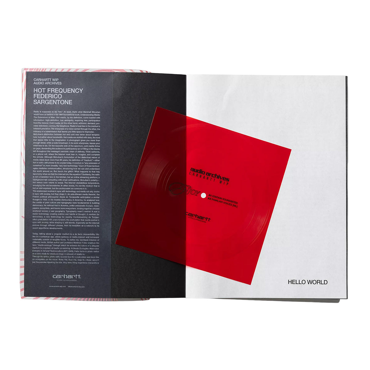 CARHARTT WIP - LIBRO AUDIO ARCHIVES WIP