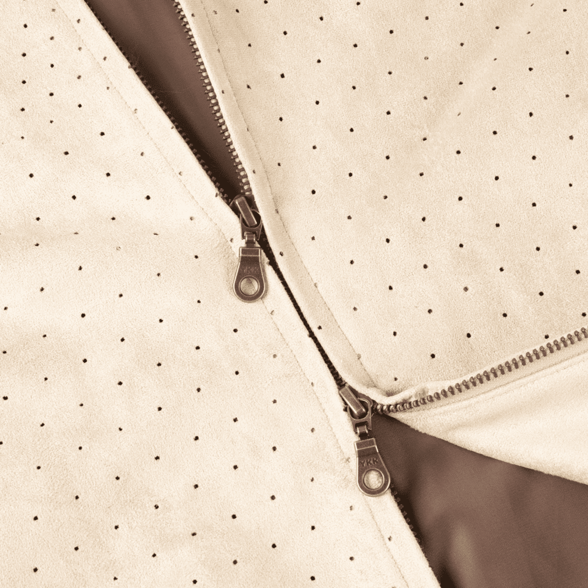 DIME - CHAQUETA PERFORATED FAUX SUEDE