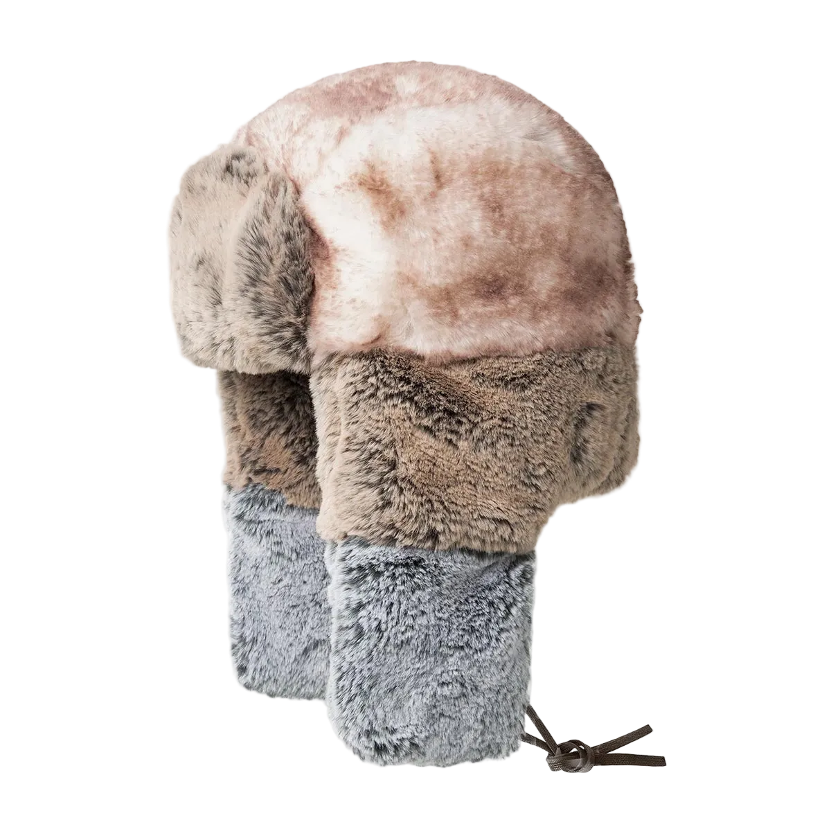 KANGOL - MULTI FAUX FUR TRAPPER HAT
