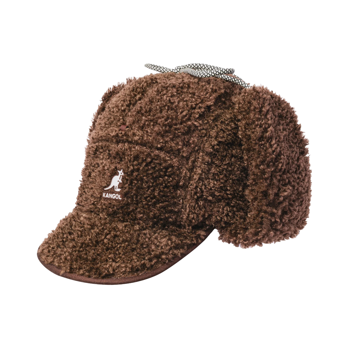KANGOL - GORRA FAUX SHEARLING UTILITY