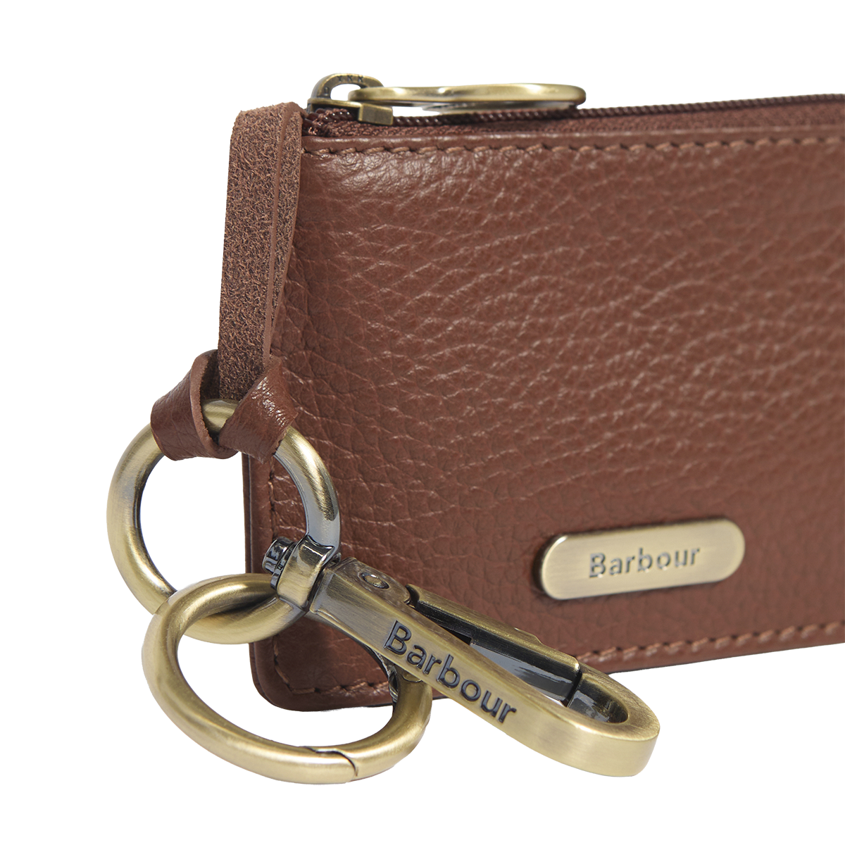 BARBOUR - MONEDERO LLAVERO LEATHER