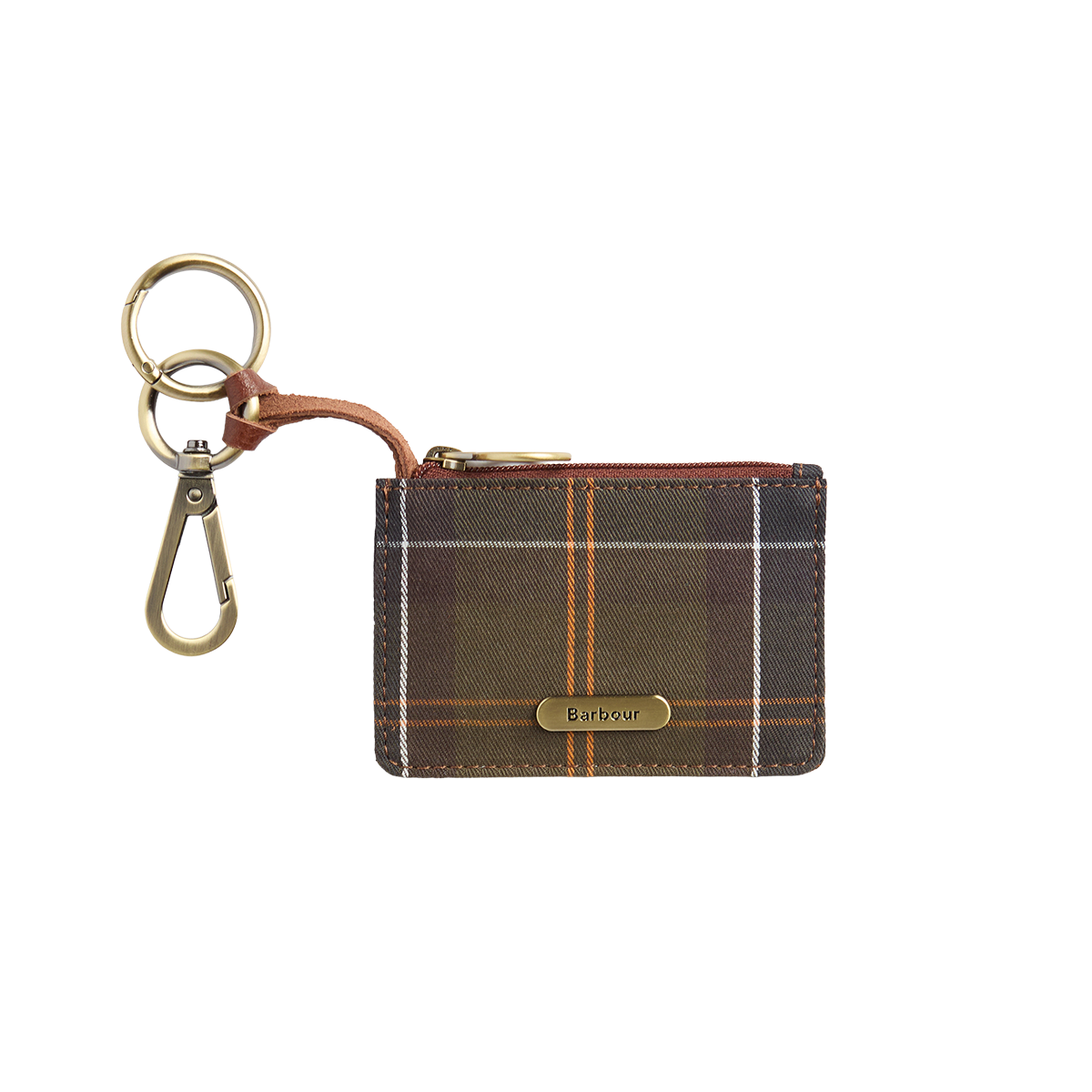 BARBOUR - MONEDERO LLAVERO LEATHER