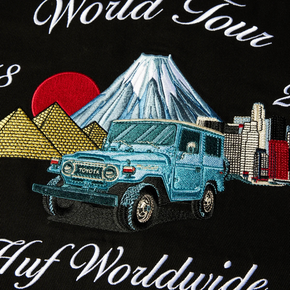 HUF X LAND CRUISER - CHAQUETA  WORLD TOUR