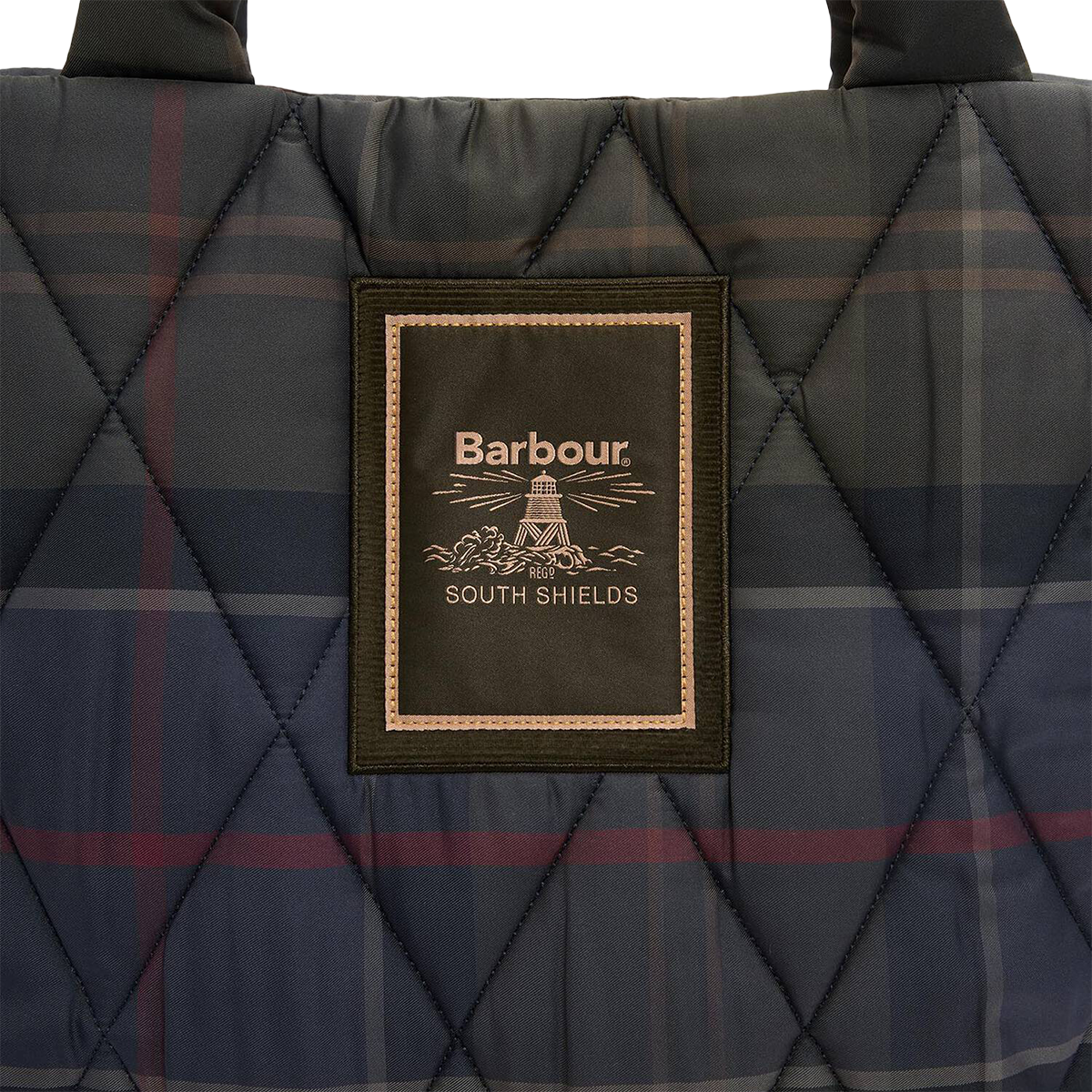 BARBOUR - BOLSA TOTE TARTAN ARLENE QUILTED