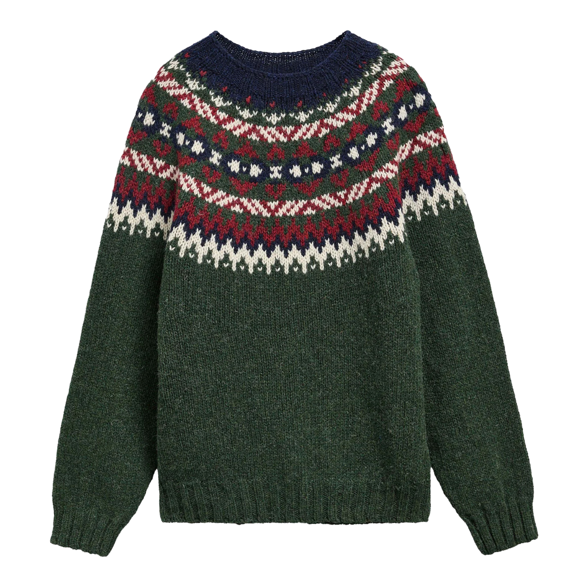 BARBOUR - JERSEY SCOTTISH MADE PLACEMENT FAIRISLE