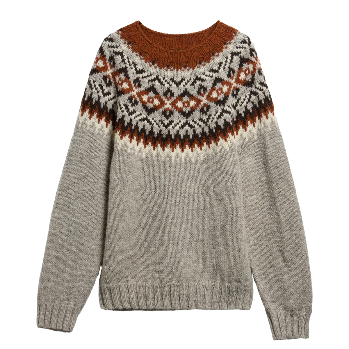BARBOUR - JERSEY SCOTTISH MADE PLACEMENT FAIRISLE