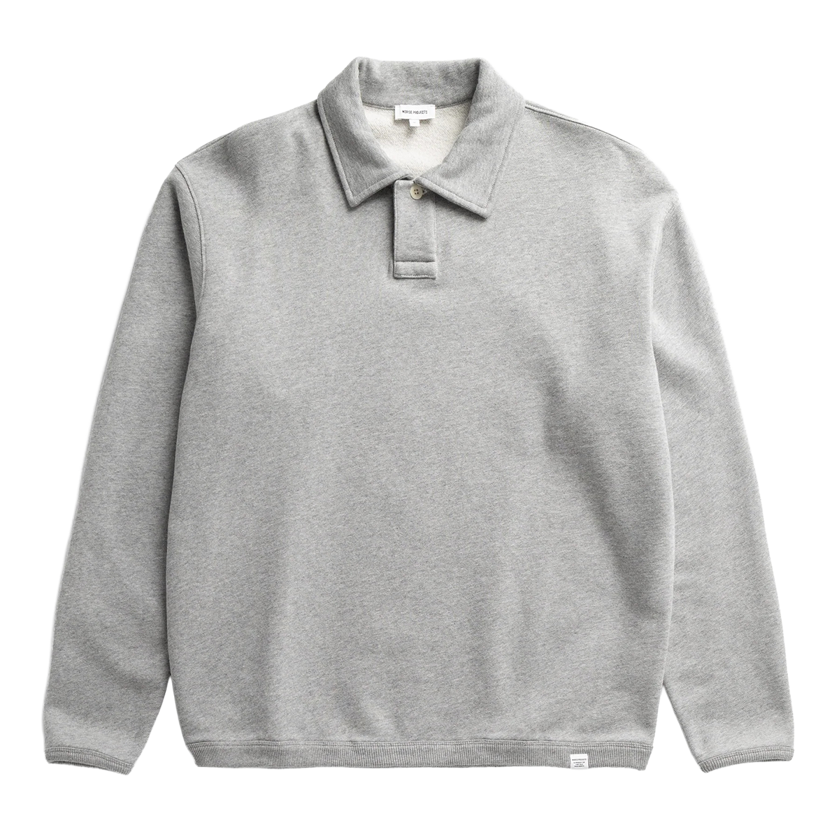NORSE PROJECTS - POLO M/L HJARTDAL BRUSHED FLEECE