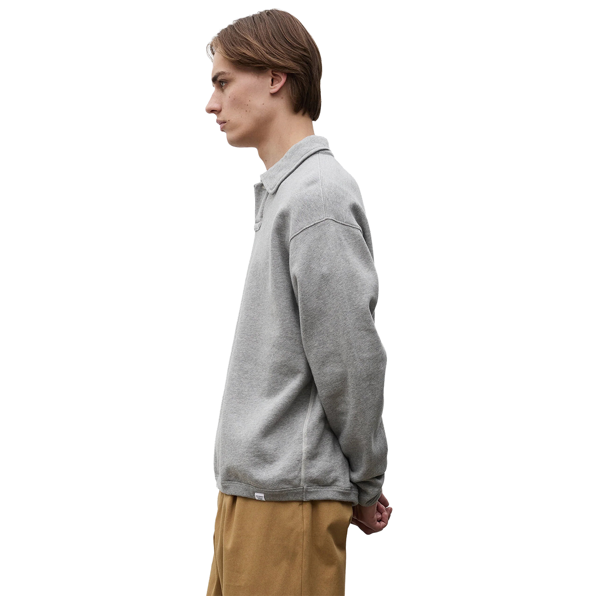 NORSE PROJECTS - POLO M/L HJARTDAL BRUSHED FLEECE