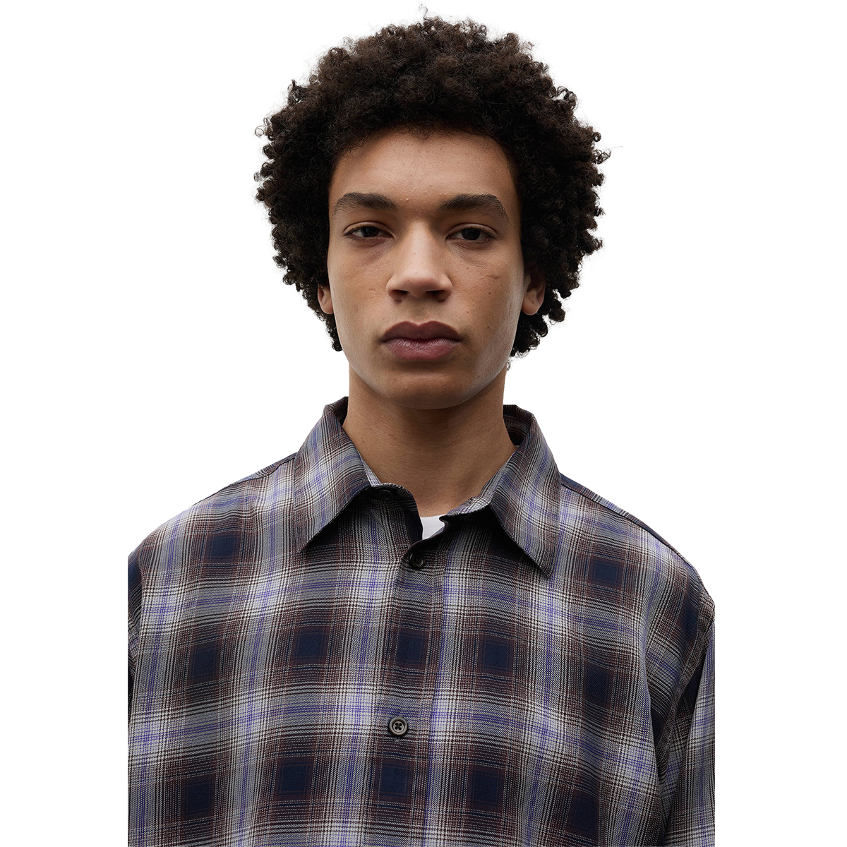 NORSE PROJECTS - CAMISA M/L FALSTER FINE CHECK