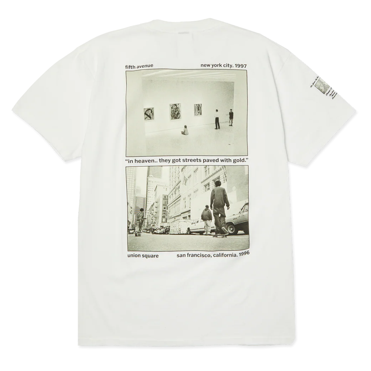 HUF - CAMISETA M/C PAVED WITH GOLD
