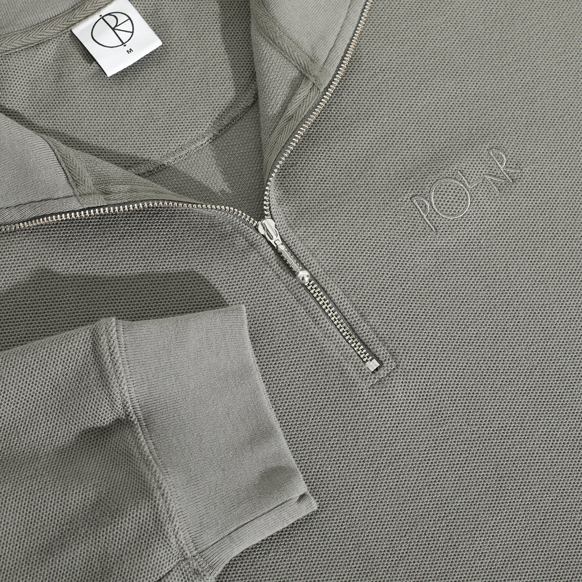 POLAR SKATE CO. - CAMISA 1/2 ZIP PIQUE