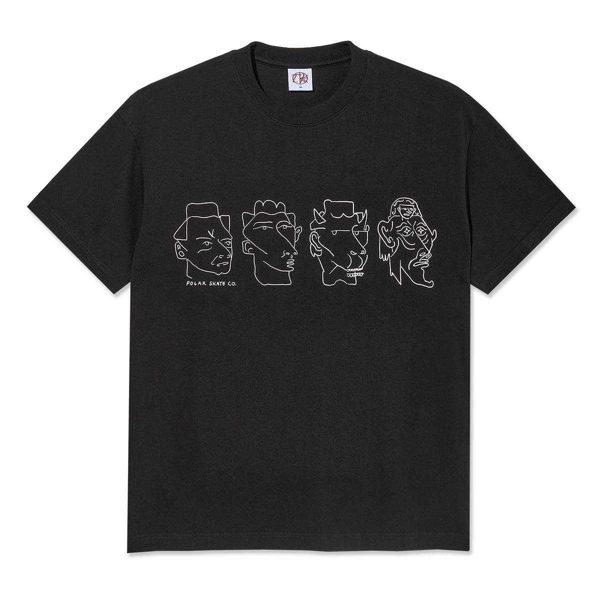 POLAR SKATE CO. - CAMISETA M/C CONTRAST 8 HEADS