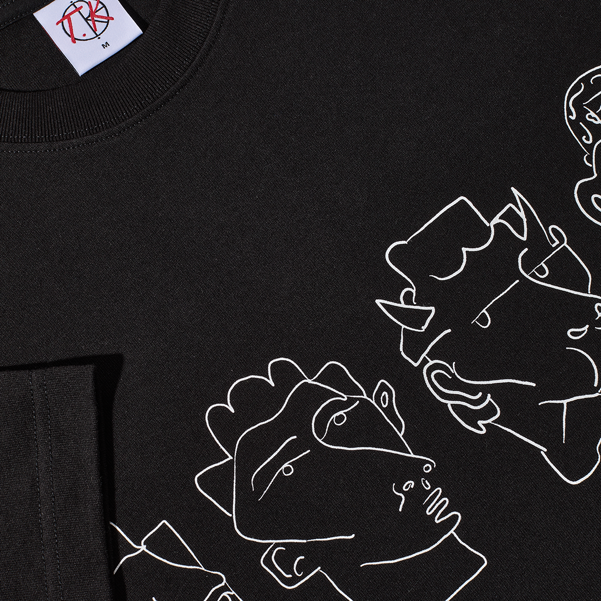 POLAR SKATE CO. - CAMISETA M/C CONTRAST 8 HEADS
