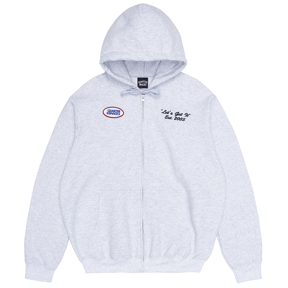 QUARTERSNACKS - SUDADERA CC LET'S GET IT PATCH ZIP
