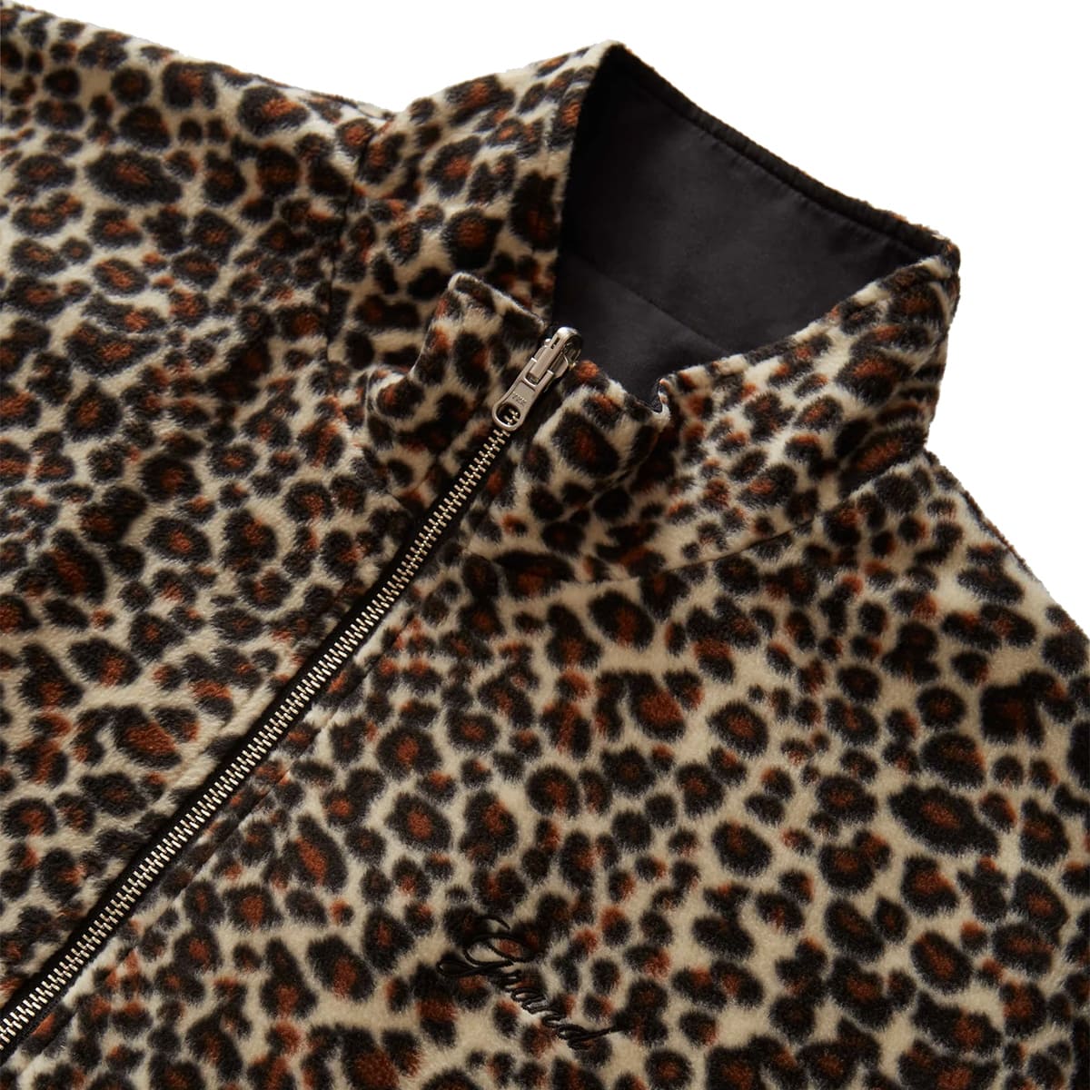 GRAND COLLECTION - CHAQUETA REVERSIBLE FLEECE LEOP