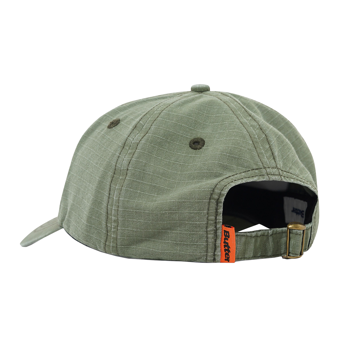 BUTTER GOODS - GORRA RIPSTOP ROUNDED LOGO 6 PANEL
