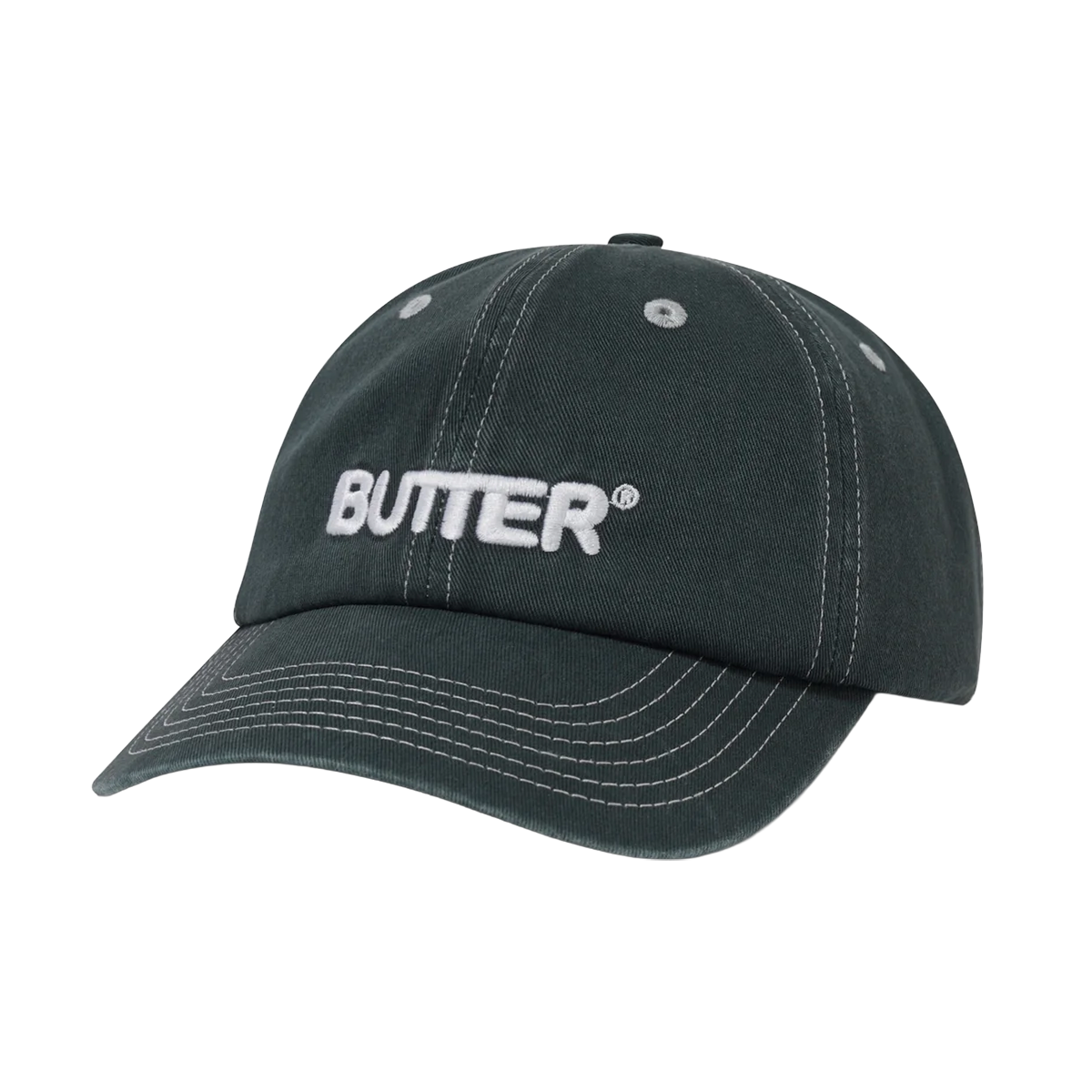 BUTTER GOODS - ROUNDED LOGO 6 PANEL CAP