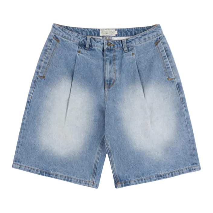 DIME - PANTALÓN CORTO PLEATED DENIM