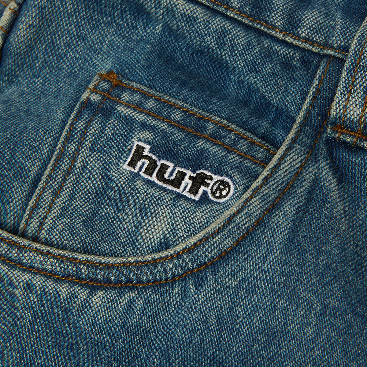 HUF - PANTALÓN CORTO SPRAY GUYS DENIM